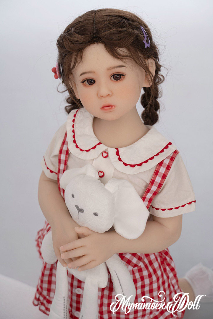 $600-$799 88cm/2.88ft Child Size Flat Chest Sex Doll-Mona 15