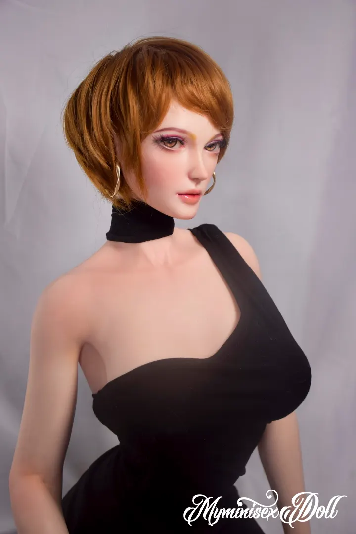 $1000+ 102cm/3.34ft Short Hair Silicone Mini Sex Doll-Mariko 3