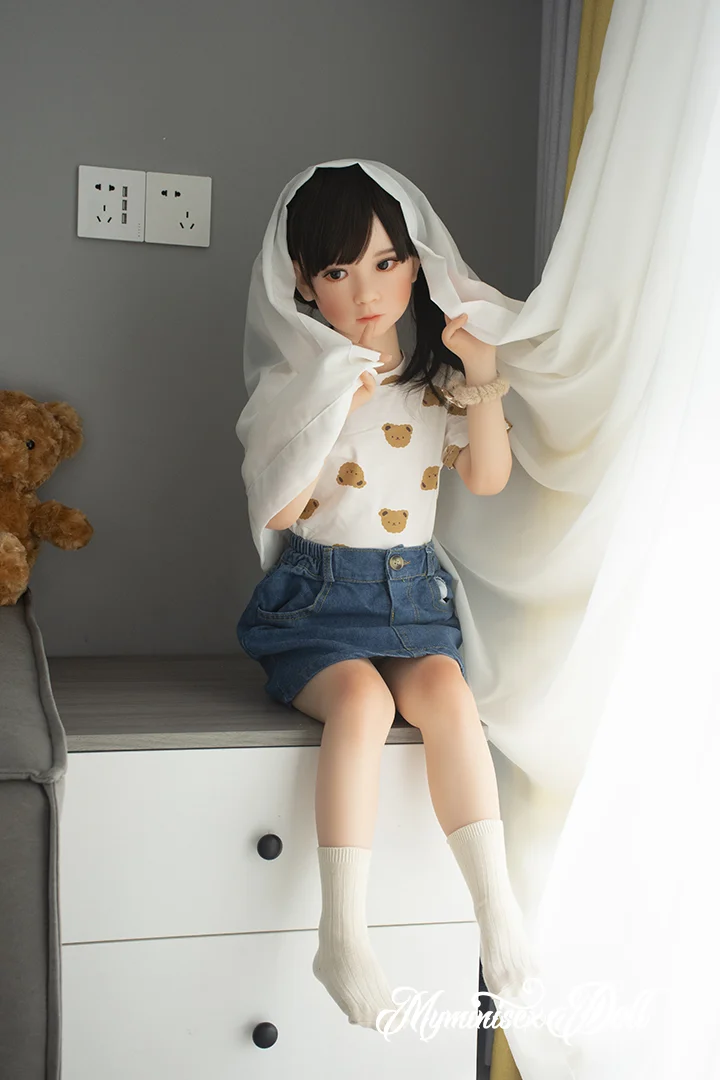 $600-$799 110cm/3.6ft Realistic Flat Chest Little Sex Doll-Luna 9