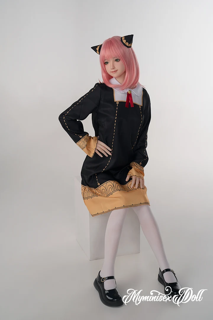 $1000+ 148cm/4.85ft A Cup Cute Anime Cosplay Mini Sex Doll-Pearl 7