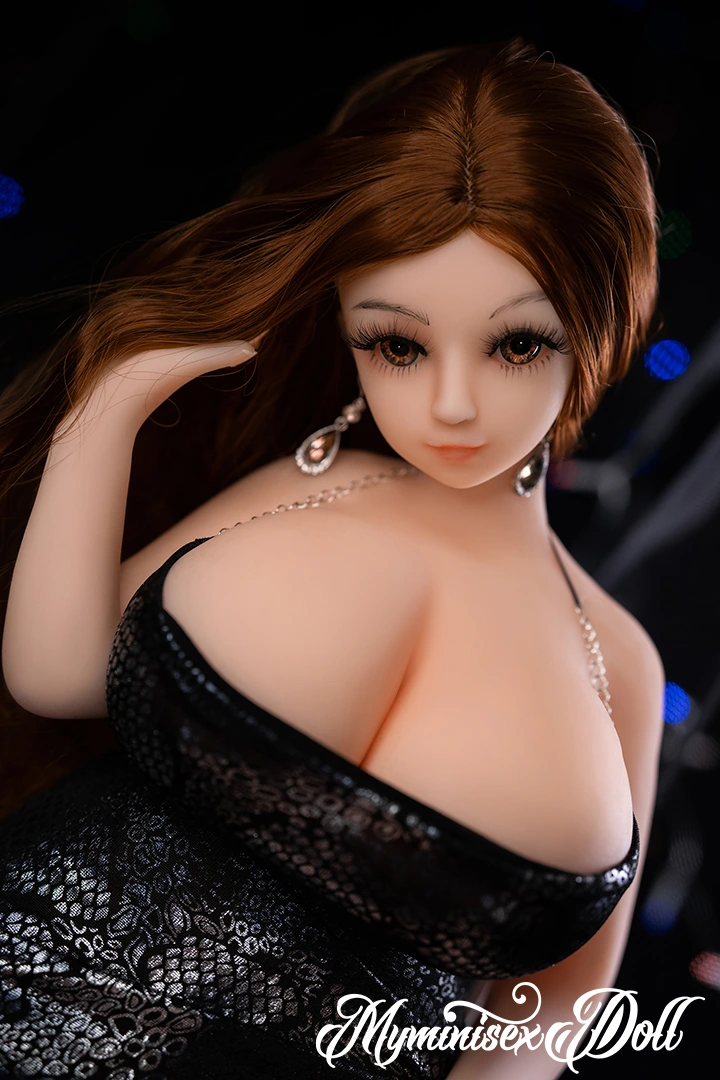 Asian Sex Doll 60cm/1.97ft Realistic Big Tits Mini Sex Doll-Andrea 3