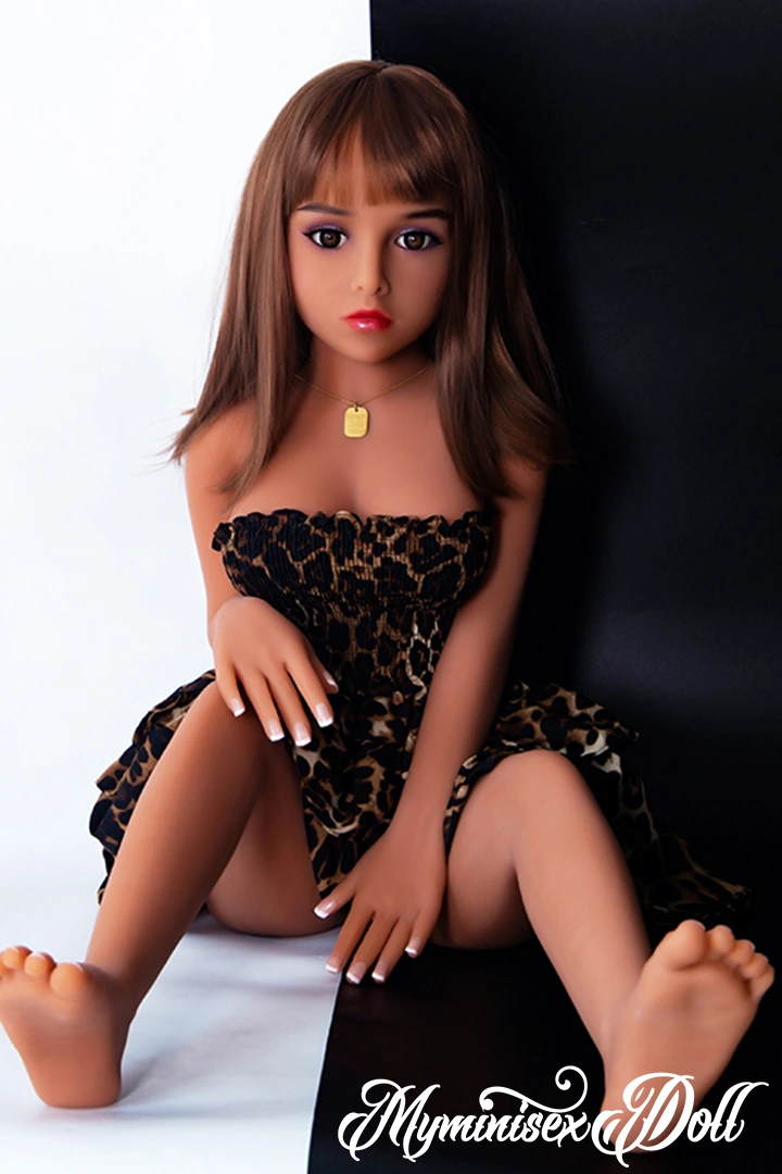 $300-$599 100cm/3.28ft Ebony Hot Small Sex Doll-Alva 14